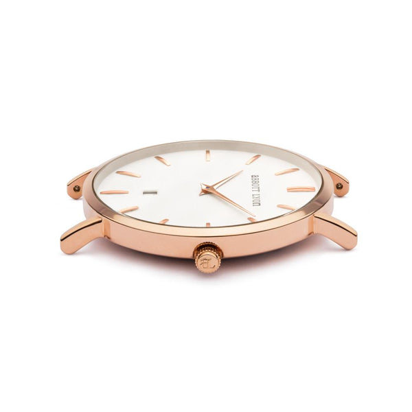 Nude Pink Leather Kensington 40 (Rose Gold)