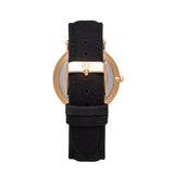 Black Suede Kensington 40 Strap