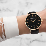 Black Suede Kensington 40 (Gold/Black)