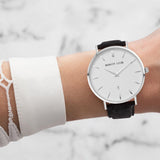 Black Suede Kensington 40 (Silver)