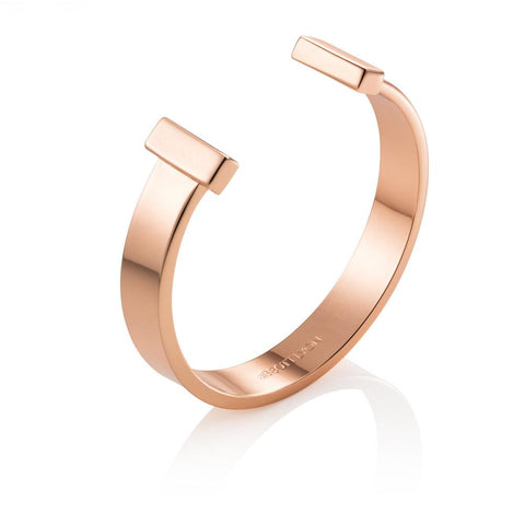 T-Bar Bangle (Rose Gold)