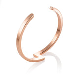 Zig Zag Bangle (Rose Gold)