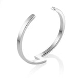 Zig Zag Bangle (Silver)