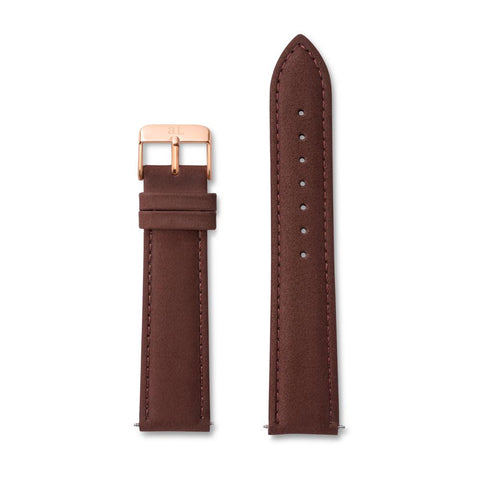 Brown Suede Kensington 40 Strap