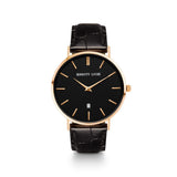 Black Gator Leather Kensington 40 (Gold/Black)