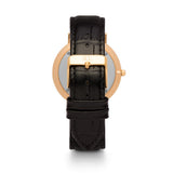 Black Gator Leather Kensington 40 (Gold/Black)