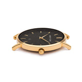 Black Leather Kensington 40 (Gold/Black)