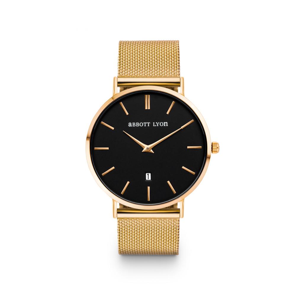 Men's Gold Chain Kensington 40 (Gold/Black)