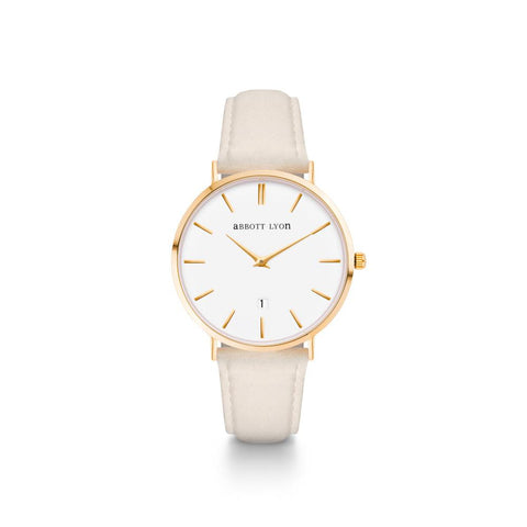 Mono Suede Kensington 34 (Gold/White)