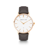 Charcoal Suede Kensington 40 (Gold/White)