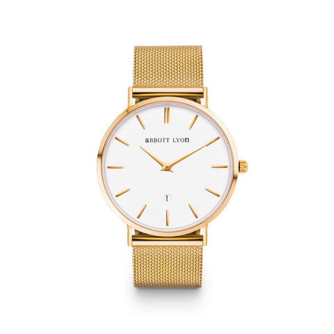Gold Chain Kensington 40 (Gold/White)