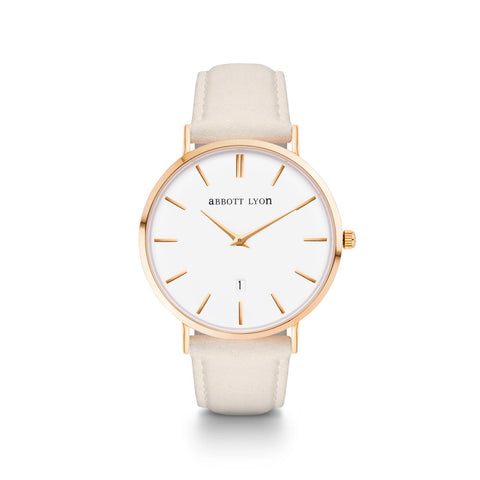 Mono Suede Kensington 40 (Gold/White)