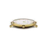 Black Leather Kensington 40 (Gold/White)