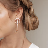 Nova Earrings (Rose Gold)