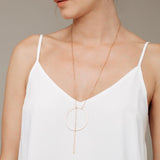 Halo Necklace (Rose Gold)