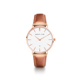 Metallic Rose Gold Leather Kensington 34 (Rose Gold)