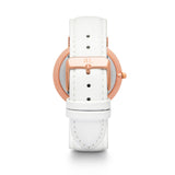 White Dove Leather Kensington 40 (Rose Gold)