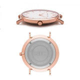Charcoal Suede Kensington 40 (Rose Gold)