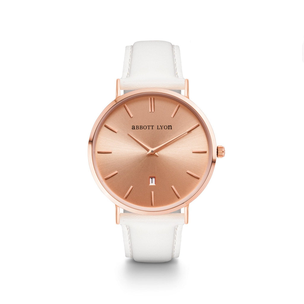 White Dove Leather Stellar 40 (Rose Gold)