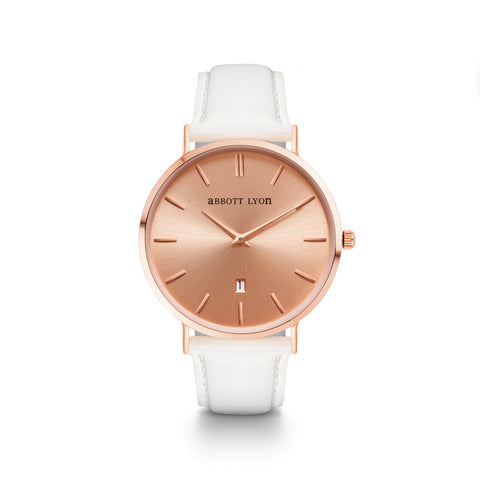 White Dove Leather Stellar 40 (Rose Gold)