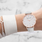 Mist Grey Suede Kensington 34 (Rose Gold)