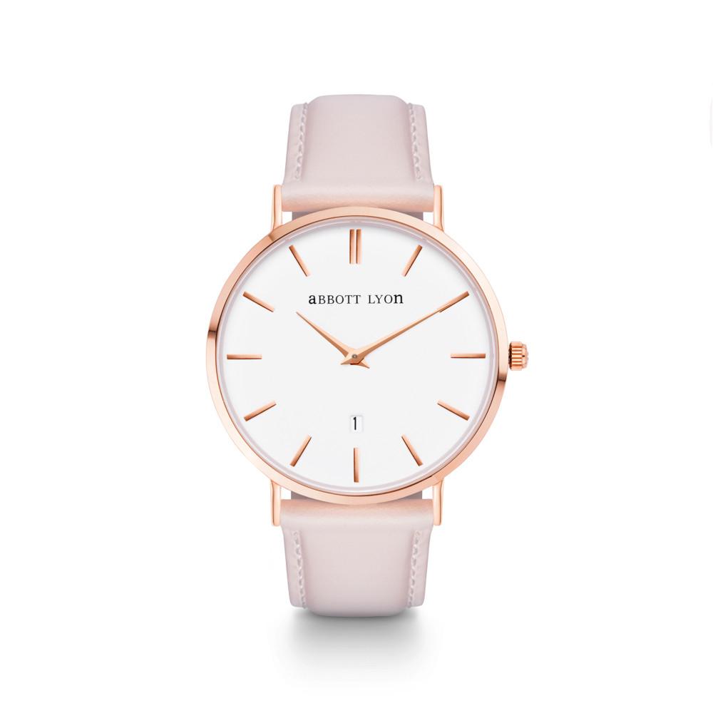 Nude Pink Leather Kensington 40 (Rose Gold)