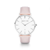 Nude Pink Leather Kensington 40 (Silver)