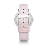 Nude Pink Leather Kensington 40 (Silver)