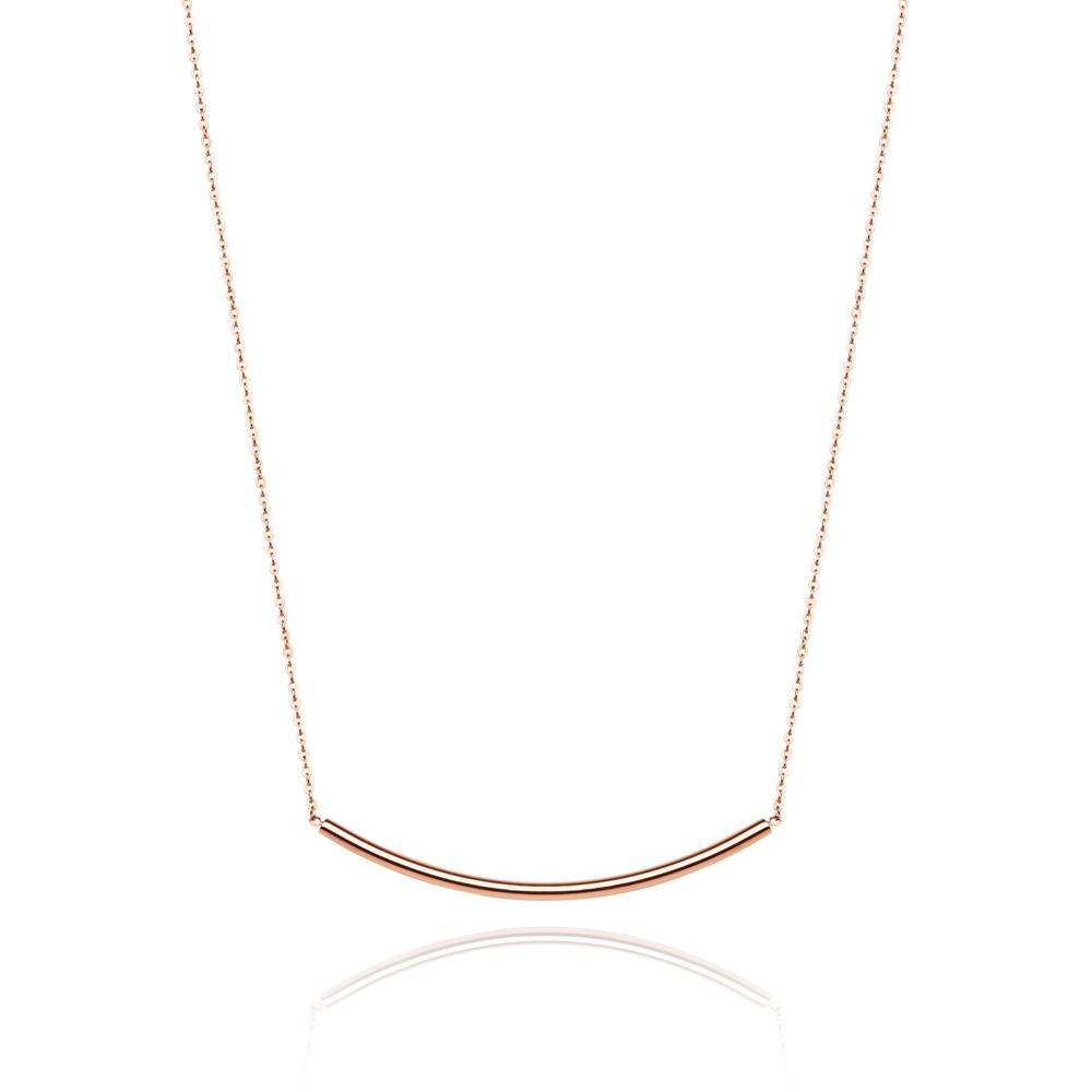 Arc Necklace (Rose Gold)