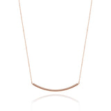 Arc Necklace (Rose Gold)