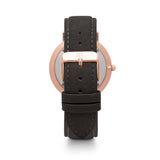 Charcoal Suede Kensington 40 (Rose Gold)