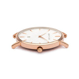 Metallic Rose Gold Leather Kensington 40 (Rose Gold)