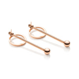 Nova Earrings (Rose Gold)