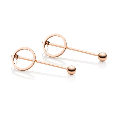 Nova Earrings (Rose Gold)