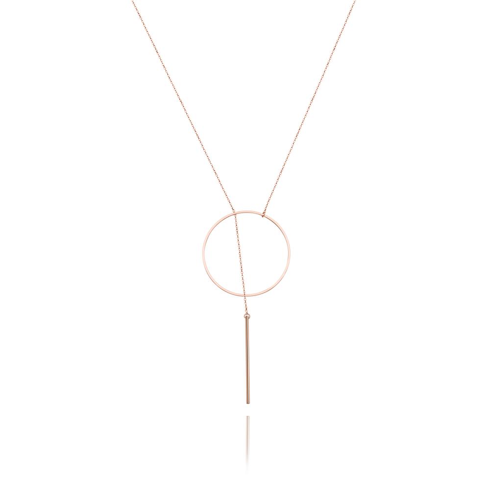 Halo Necklace (Rose Gold)