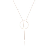 Halo Necklace (Rose Gold)