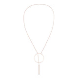 Halo Necklace (Rose Gold)