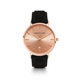 Black Suede Stellar 40 (Rose Gold)