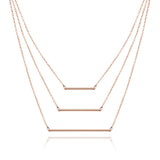 Bar Necklace (Rose Gold)