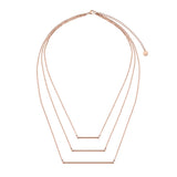 Bar Necklace (Rose Gold)