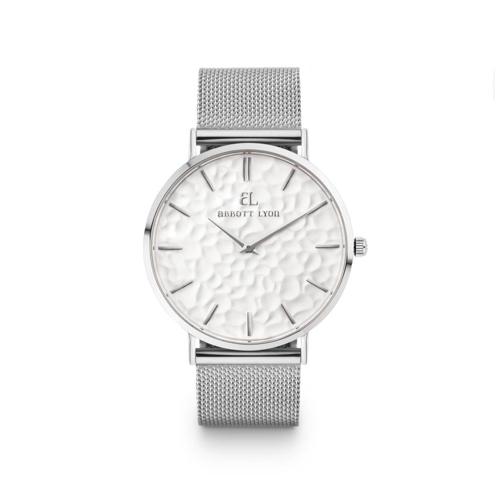 Silver Chain La Ponche 40 (Silver/White)