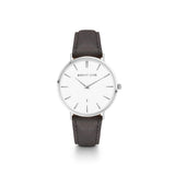 Charcoal Suede Kensington 34 (Silver)