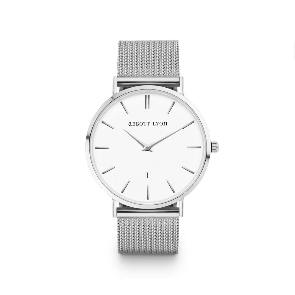 Men's Silver Chain Kensington 40 (Silver)