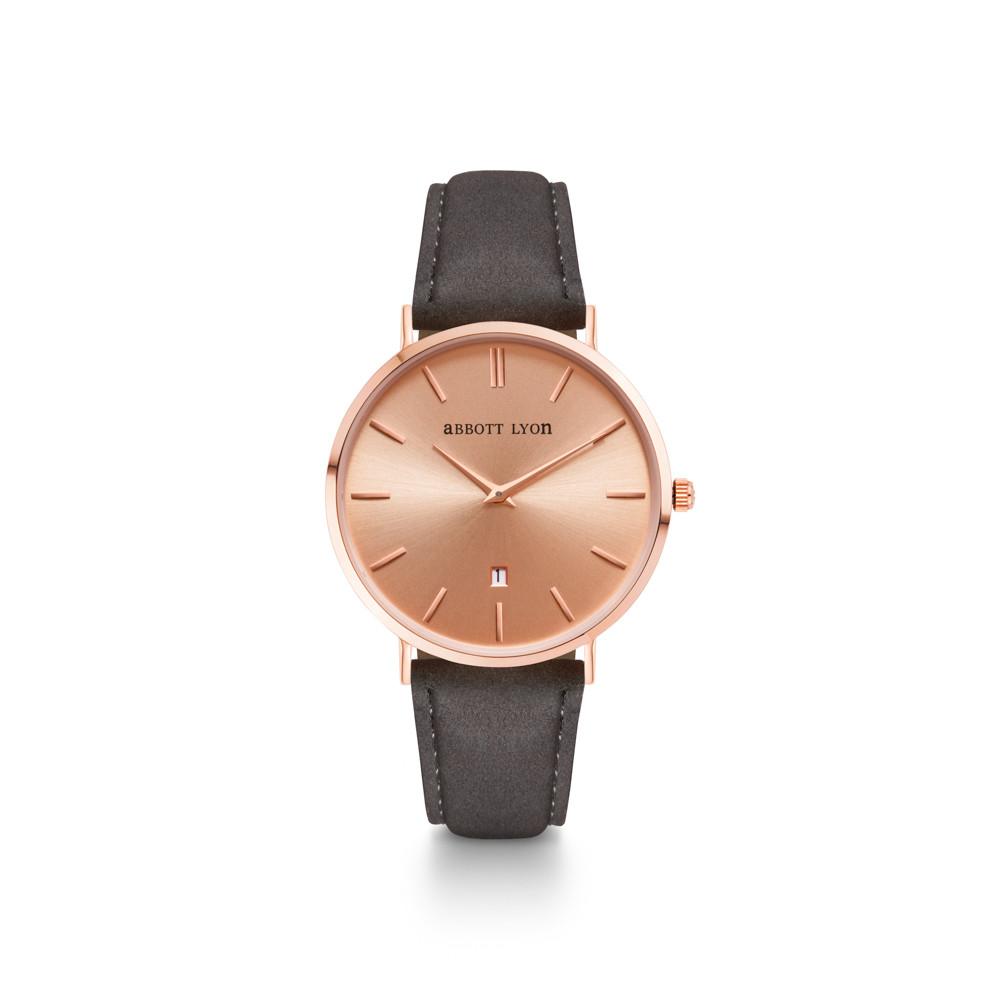 Charcoal Suede Stellar 34 (Rose Gold)