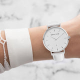 White Dove Leather Kensington 34 (Silver)