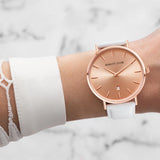 White Dove Leather Stellar 40 (Rose Gold)