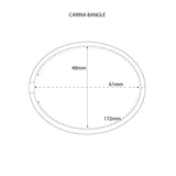 Carina Bangle (Rose Gold)