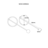 Nova Earrings (Silver)