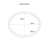 Cirque Bangle (Silver)