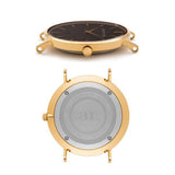 Charcoal Suede Kensington 40 (Gold/Black)